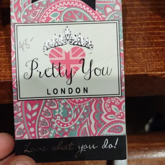 Pretty You London Black and Gray Pom Pom Quilted Slippers, New, Large, 8-9 - Picture 10 of 10